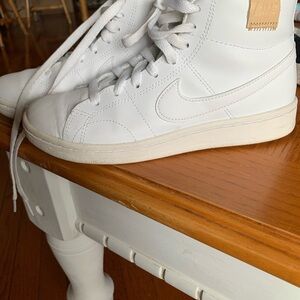 Nike White High-Top Sneakers